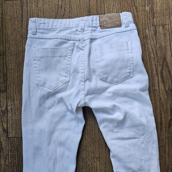 One Teaspoon Distressed Yard Birds Skinny Jeans Sz 26 NWOT - Picture 7 of 16